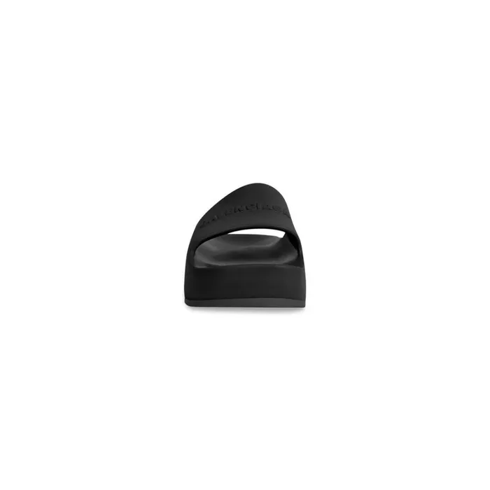 Women Sandals and Mules Balenciaga Chunky Slide Sandal In Black