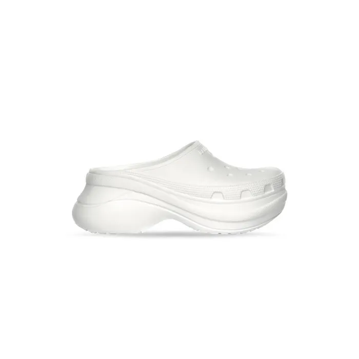 Women Sandals and Mules Balenciaga Crocs Mule In White