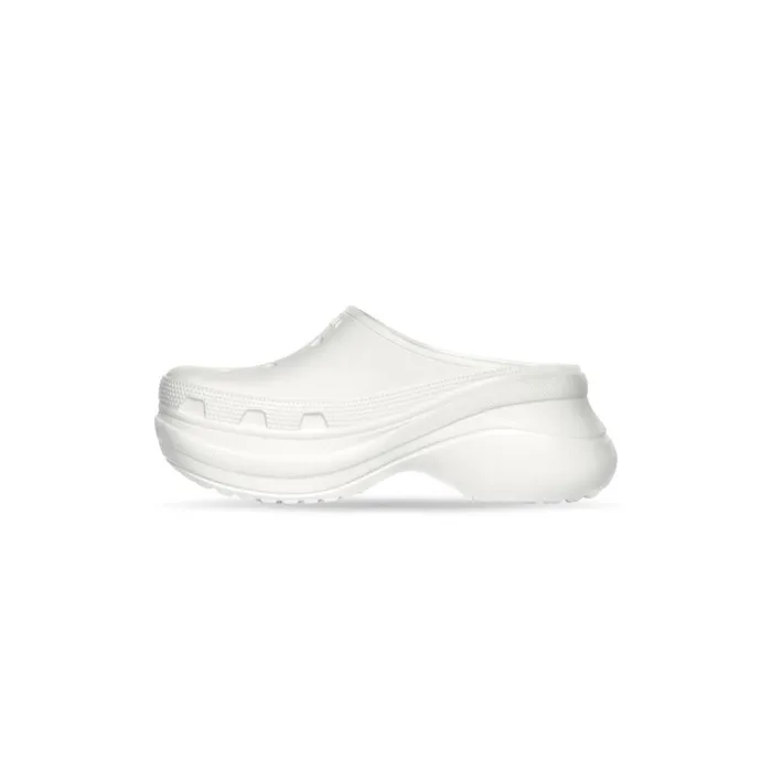 Women Sandals and Mules Balenciaga Crocs Mule In White