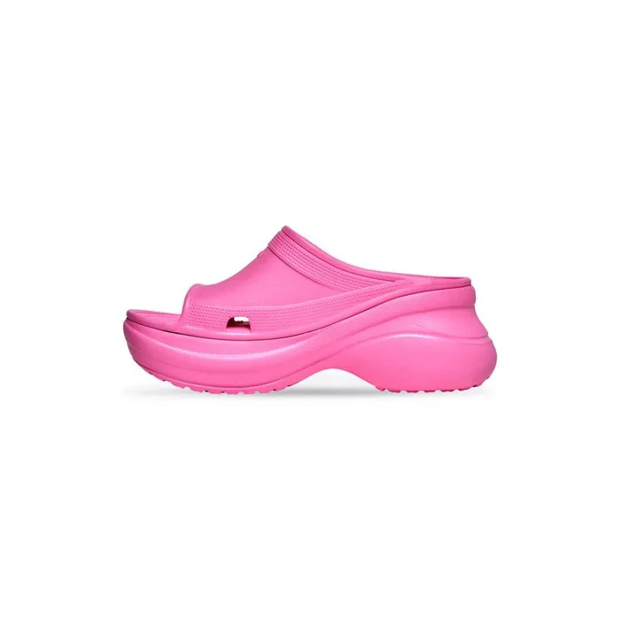 Women Sandals and Mules Balenciaga Pool Crocs Slide Sandal In Pink