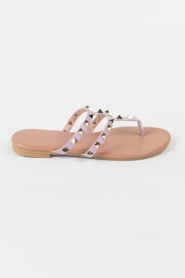 Women Sandals Cupshe Amaretto Flat Open Toe Sandals Purple