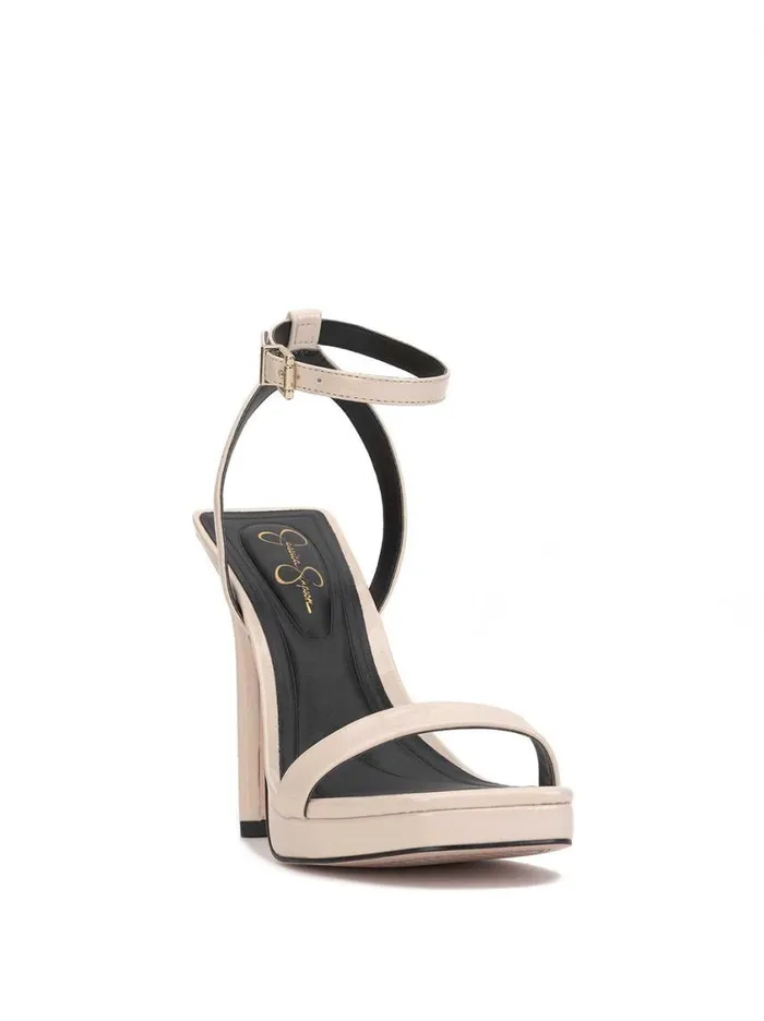 Women Sandals Jessica Simpson Adonia High Heel In Chalk