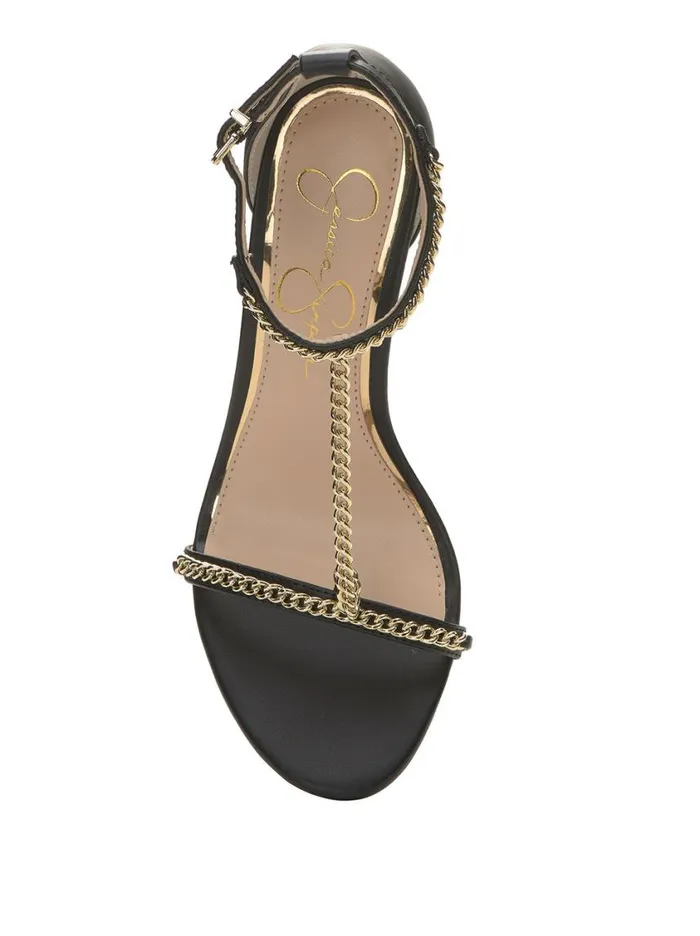 Women Sandals Jessica Simpson Qiven High Heel In Black