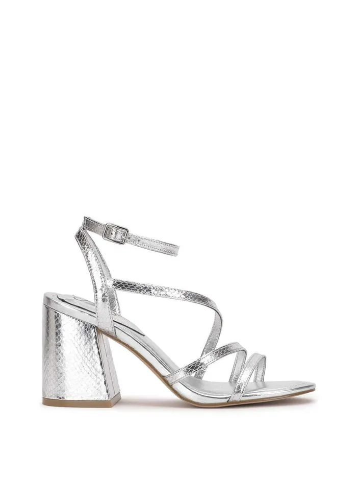 Women Sandals Jessica Simpson Reyvin Strappy Sandal In Silver