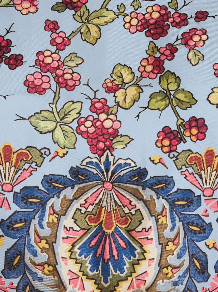Women Scarf Print Knit TShirt Etro Knitwear