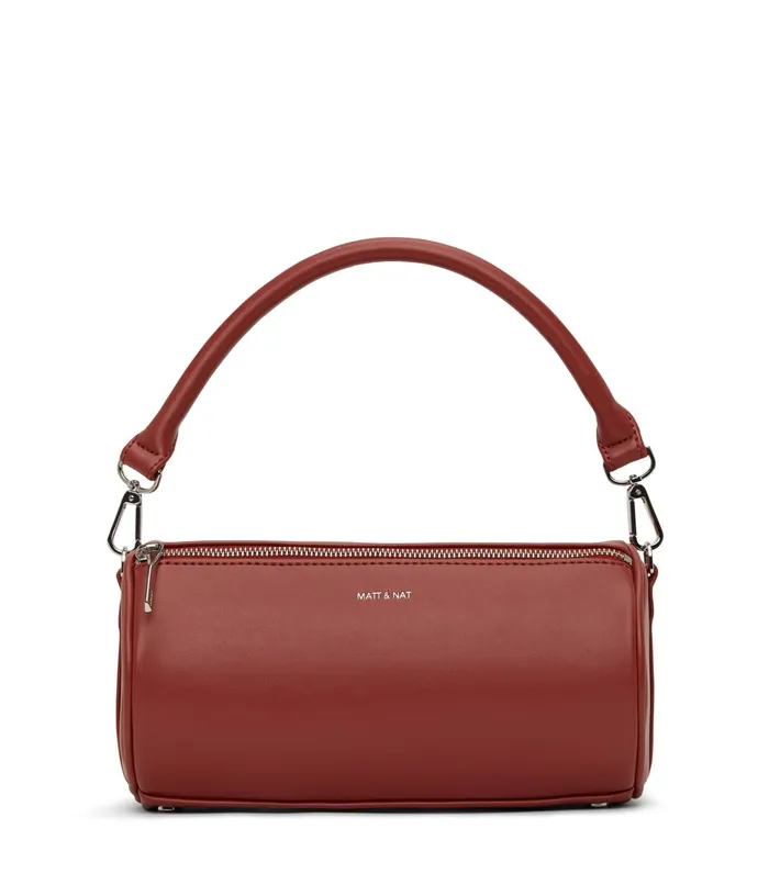 Women Seoul Vegan Barrel Satchel 8211 Loom Gala Matt and Nat Satchels