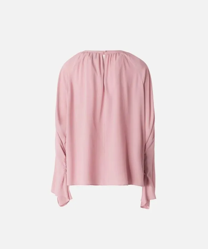 Women Shirts And Blouses Pinko Flowing Vneck Blouse Pinkpolignac Women Shirts And Blouses Pinko Flowing Vneck Blouse Pinkpolignac