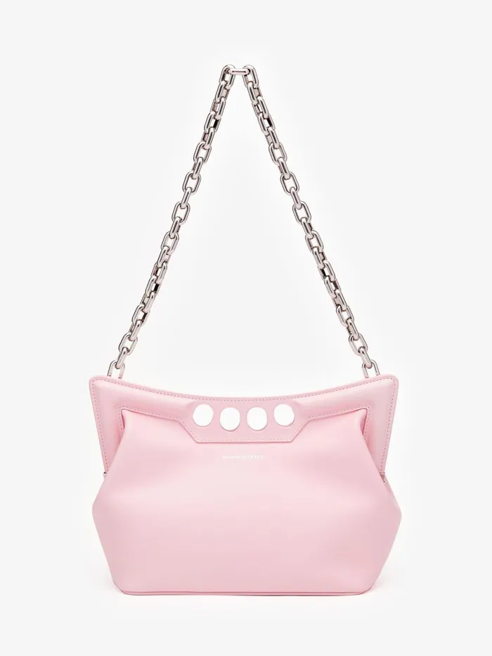Women Shoulder Bags Alexander McQueen The Peak Bag Small New Pink