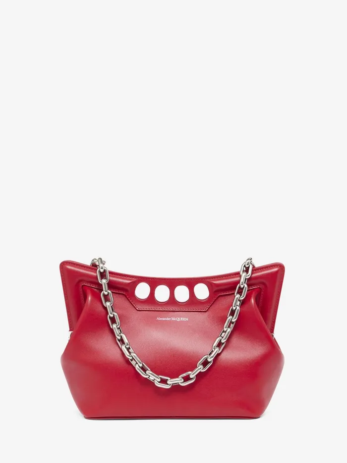 Women Shoulder Bags Alexander McQueen The Peak Bag Small Welsh Red