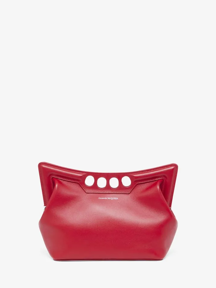 Women Shoulder Bags Alexander McQueen The Peak Bag Small Welsh Red