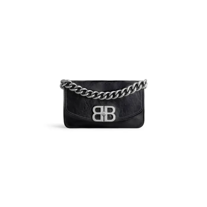 Women Shoulder Bags Balenciaga Bb Soft Small Flap Bag In Black