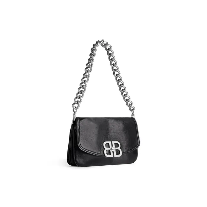 Women Shoulder Bags Balenciaga Bb Soft Small Flap Bag In Black