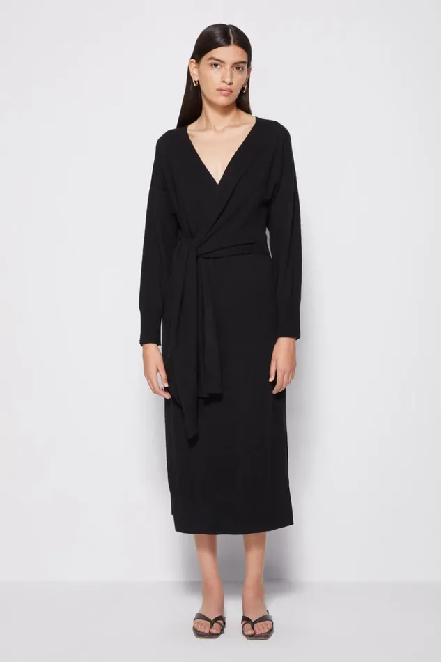 Women Signature Skyla Lounge Dress Black Jonathan Simkhai Dresses and Jumpsuits
