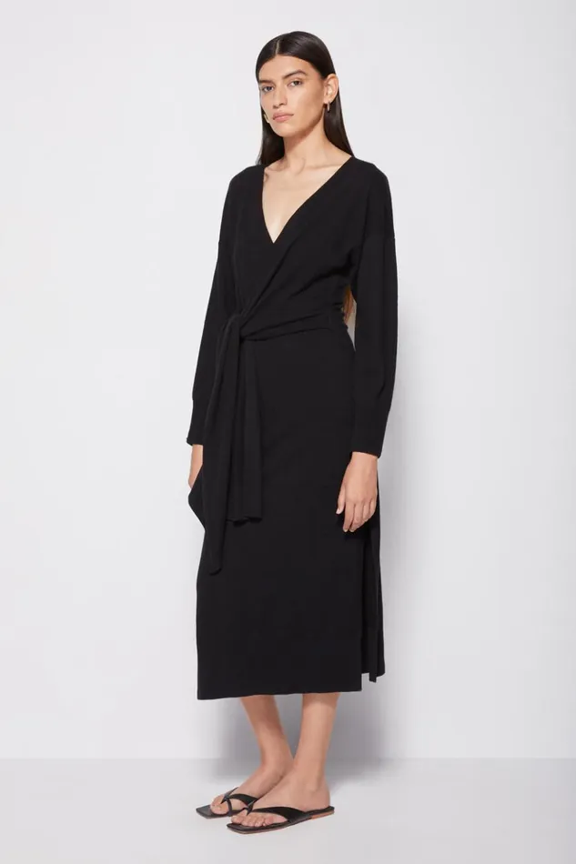 Women Signature Skyla Lounge Dress Black Jonathan Simkhai Dresses and Jumpsuits