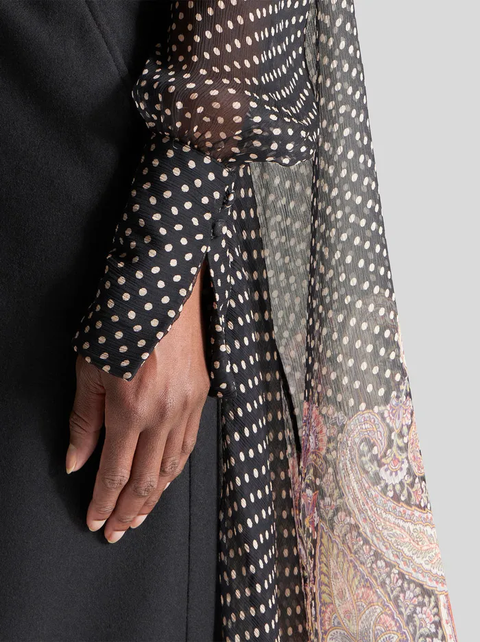 Women Silk Crepon Skirt Dress Etro Dresses