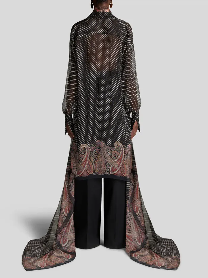Women Silk Crepon Skirt Dress Etro Dresses