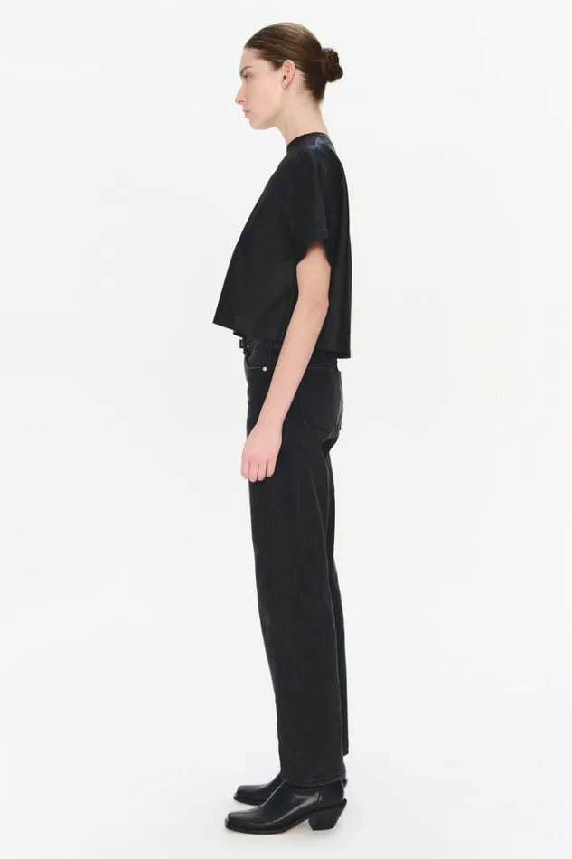 Women Simkhai Tee Black Foil Jonathan Simkhai Tops and Bodysuits