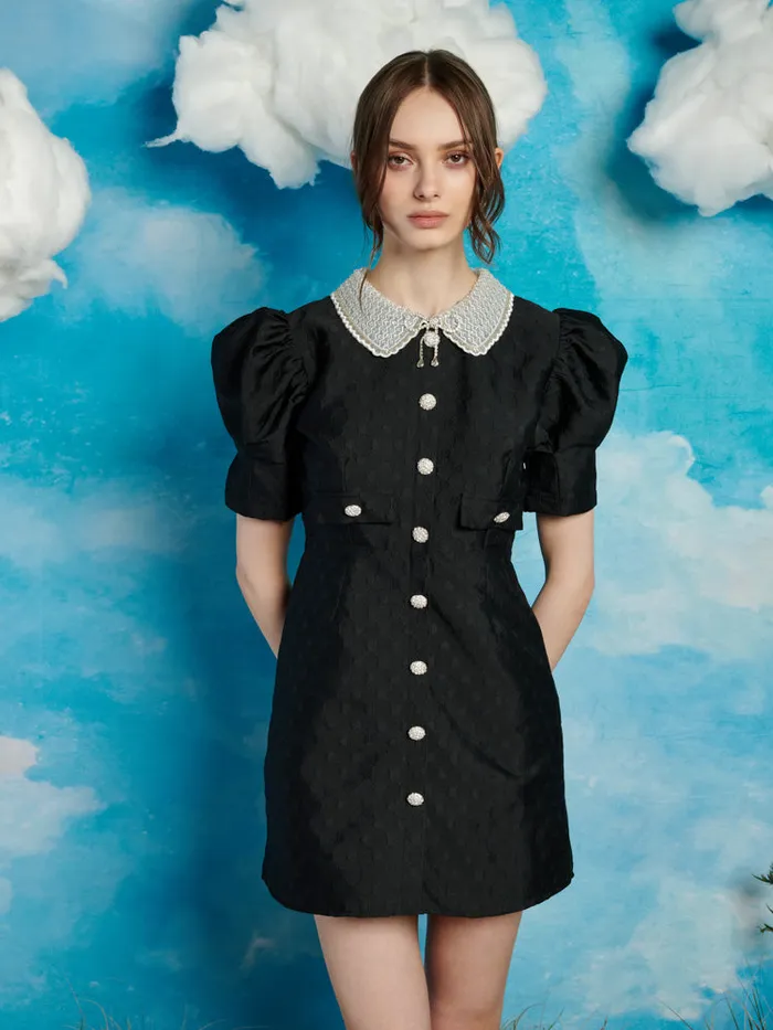 Women Sister Jane Dresses Dallas Jewels Mini Dress Coal Black