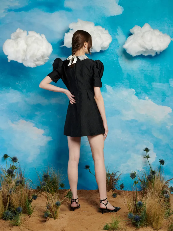 Women Sister Jane Dresses Dallas Jewels Mini Dress Coal Black