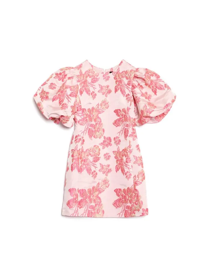 Women Sister Jane Dresses Floret Jacquard Mini Dress Blush Pink