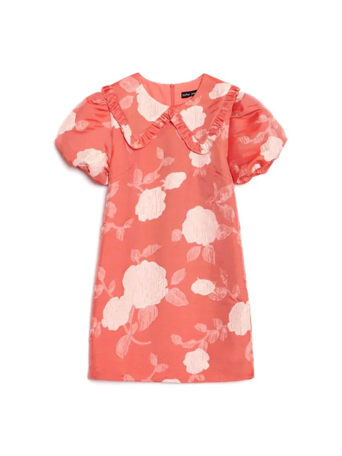Women Sister Jane Dresses Kinshi Jacquard Mini Dress Bright Red