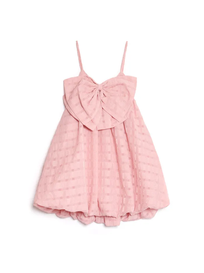 Women Sister Jane Dresses Mane Bow Mini Dress Blush Pink