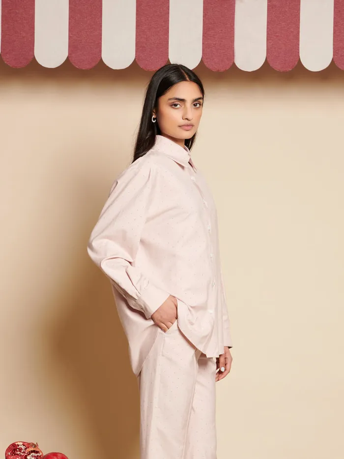 Women Sister Jane Tops Apple Gem Shirt Dusty Pink