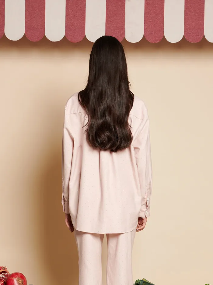 Women Sister Jane Tops Apple Gem Shirt Dusty Pink