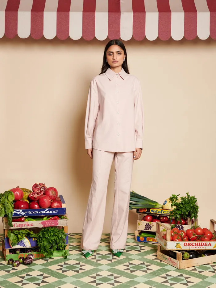 Women Sister Jane Tops Apple Gem Shirt Dusty Pink