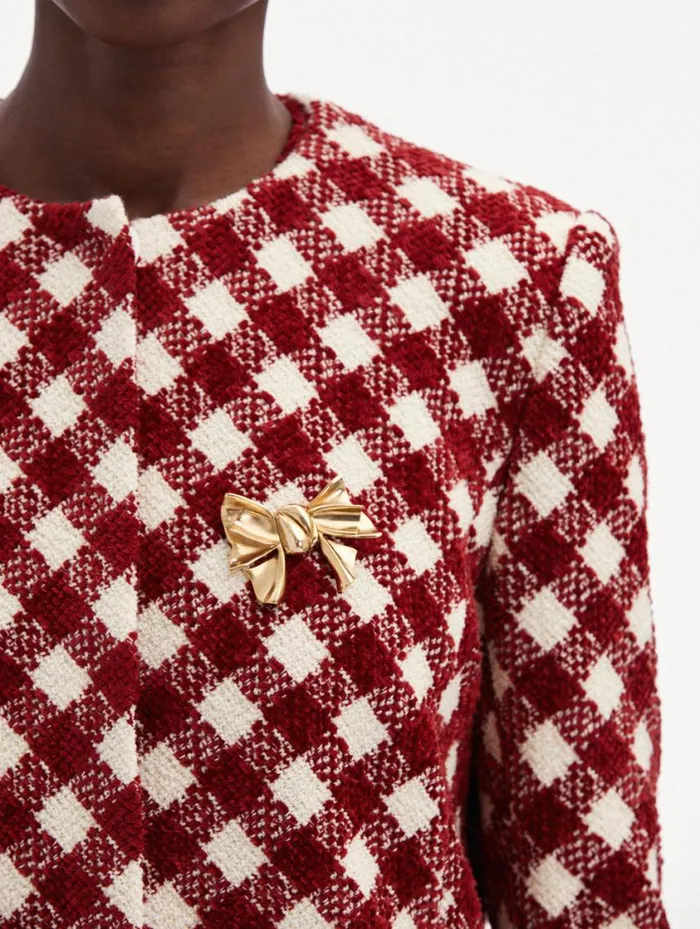 Women Small Bow Brooch Gold Oscar De La Renta Brooches and Hair Accessories Women Small Bow Brooch Gold Oscar De La Renta Brooches and Hair Accessories