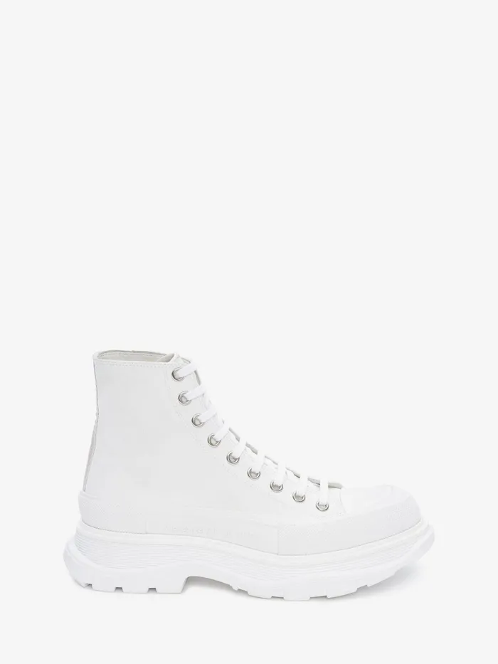 Women Sneakers Alexander McQueen Tread Slick Boot White