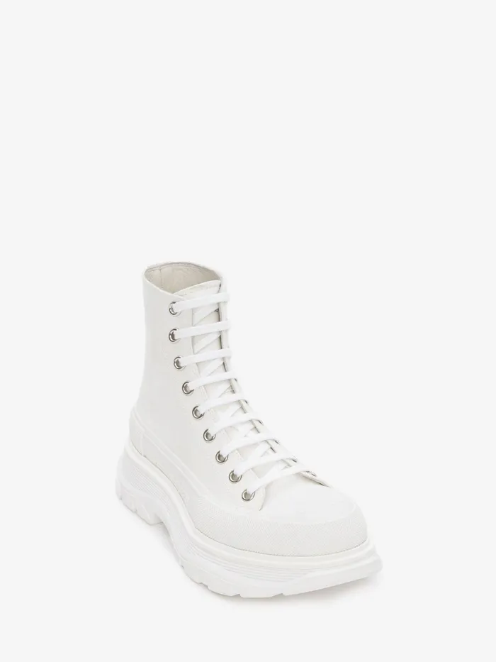 Women Sneakers Alexander McQueen Tread Slick Boot White