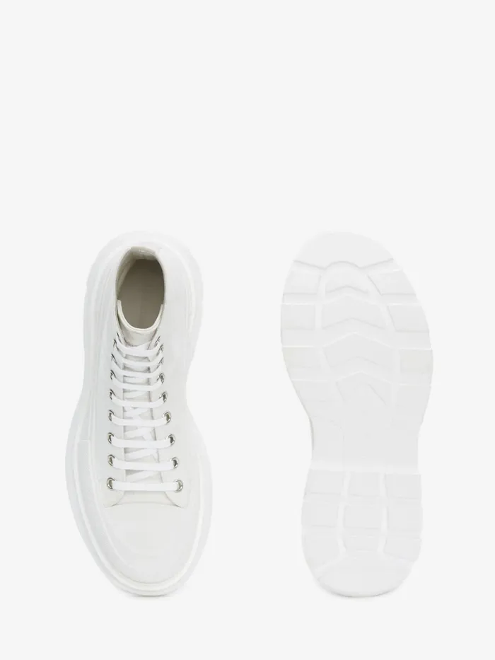Women Sneakers Alexander McQueen Tread Slick Boot White