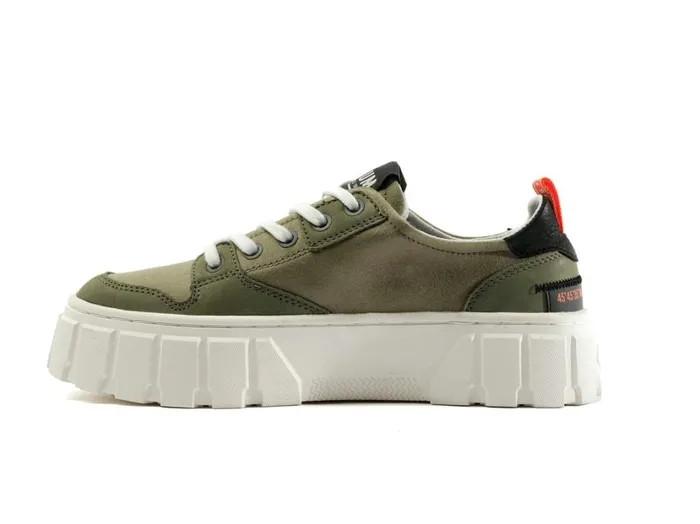 Women Sneakers PALLADIUM PALLATOWER LO Vetiver Women Sneakers PALLADIUM PALLATOWER LO Vetiver