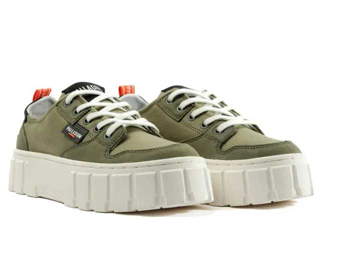 Women Sneakers PALLADIUM PALLATOWER LO Vetiver Women Sneakers PALLADIUM PALLATOWER LO Vetiver