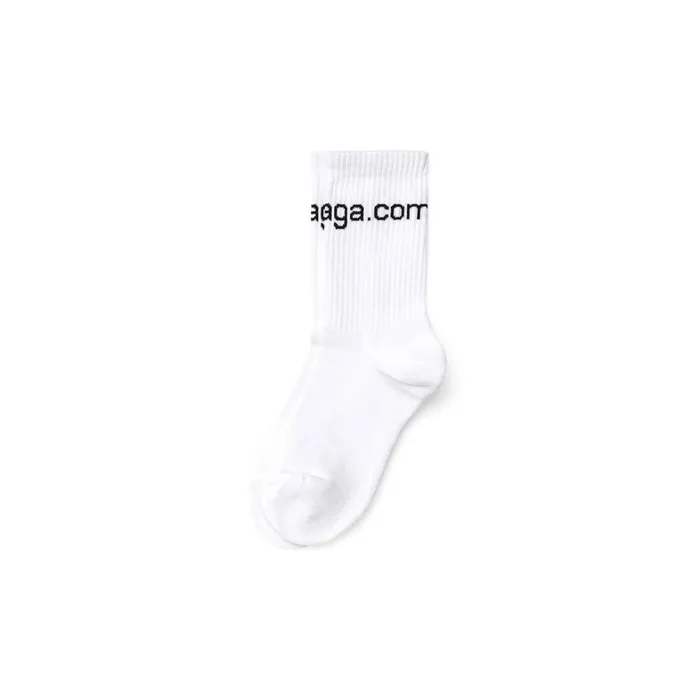 Women Socks and Tights Balenciaga Balcom Socks In White