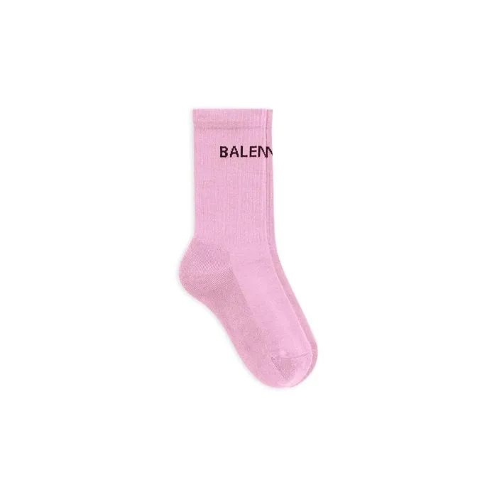 Women Socks and Tights Balenciaga Balenciaga Tennis Socks In Pink