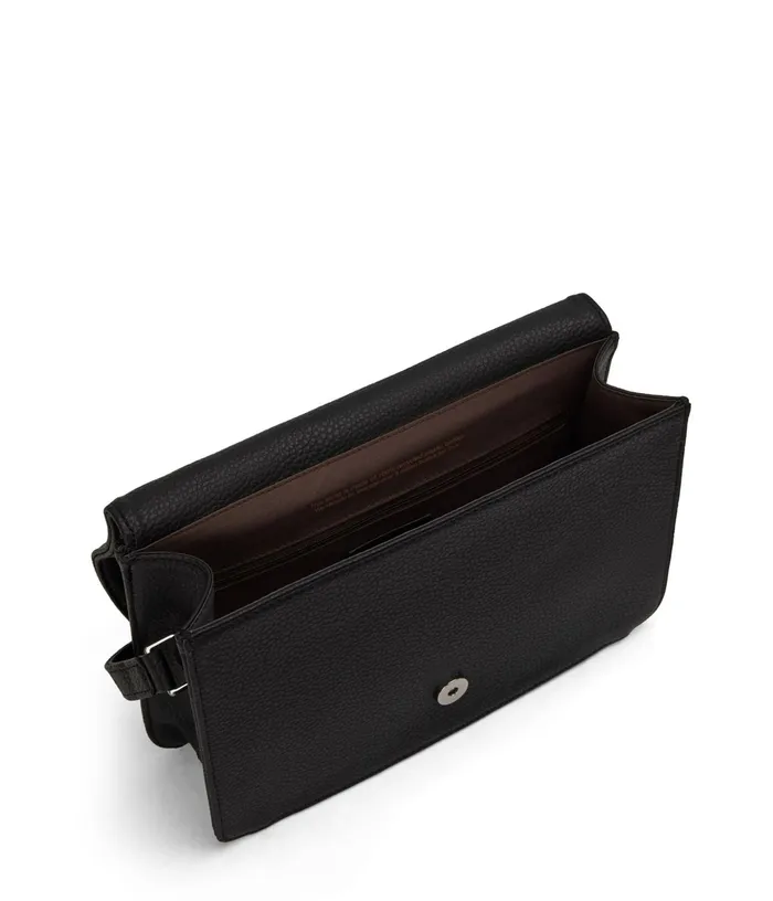 Women Sofi Vegan Crossbody Bag 8211 Purity Black Matt and Nat Crossbody