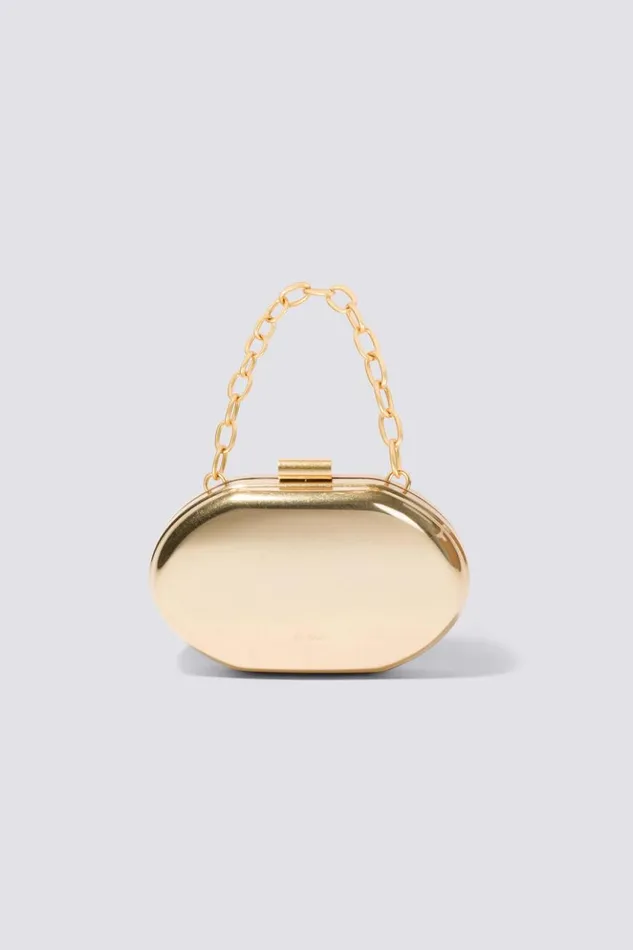 Women Sol Clutch Brushed Gold Jonathan Simkhai Handbags