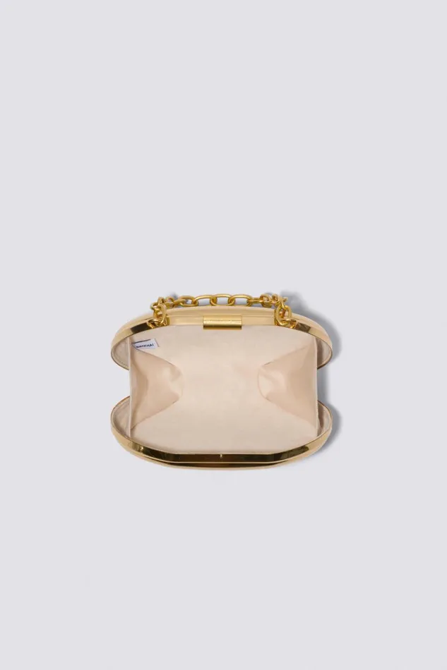 Women Sol Clutch Brushed Gold Jonathan Simkhai Handbags