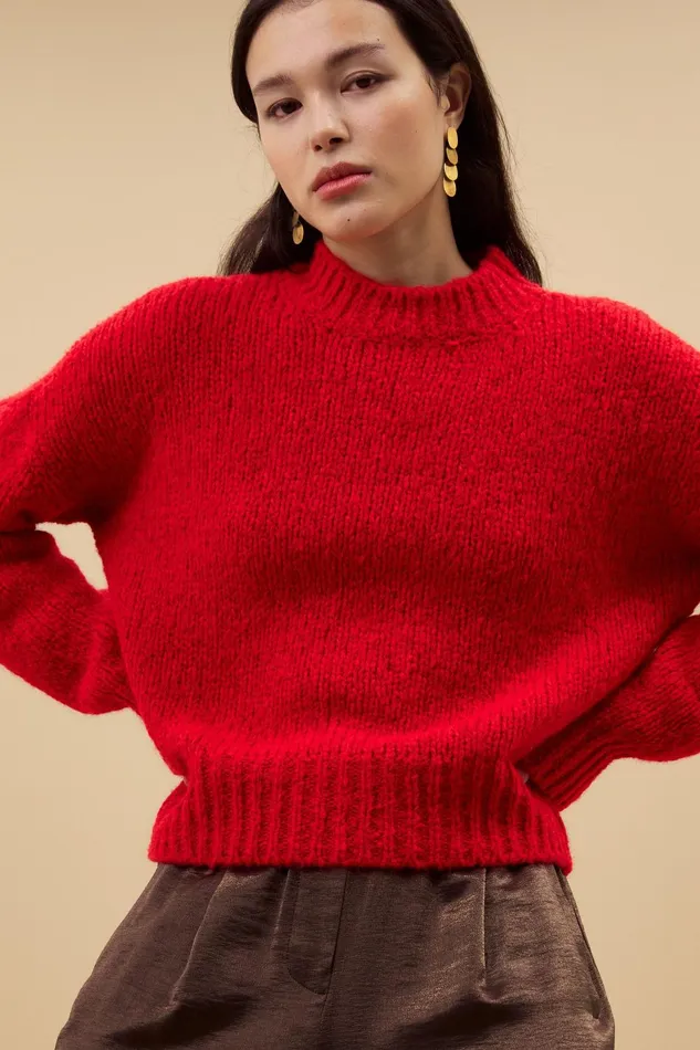 Women Sonny Bulky Pullover Lipstick Bybar Pullovers