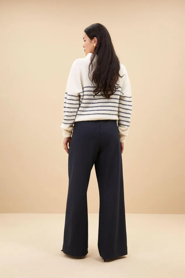 Women Sonny Stripe Pullover Off White Bybar Pullovers