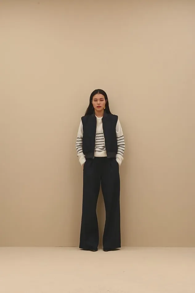 Women Sonny Stripe Pullover Off White Bybar Pullovers