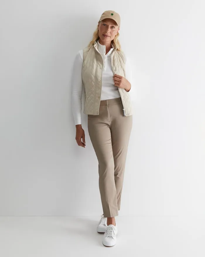Women Sportscraft Jackets and Coats Vera Quilted Vest Stone