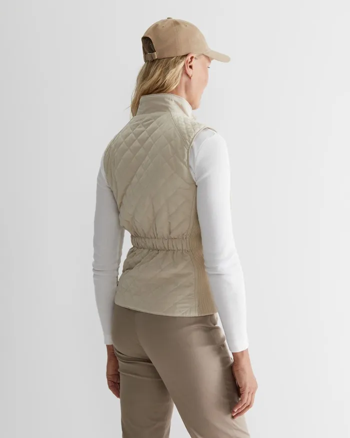 Women Sportscraft Jackets and Coats Vera Quilted Vest Stone