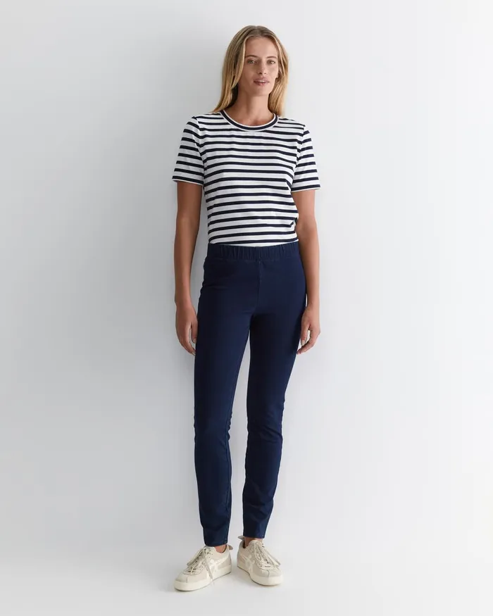 Women Sportscraft Pants Felicity Denim Pull On Pant Indigo