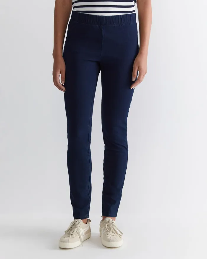 Women Sportscraft Pants Felicity Denim Pull On Pant Indigo