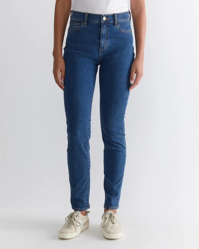 Women Sportscraft Pants Jackie High Waist Skinny Jean Mid Wash