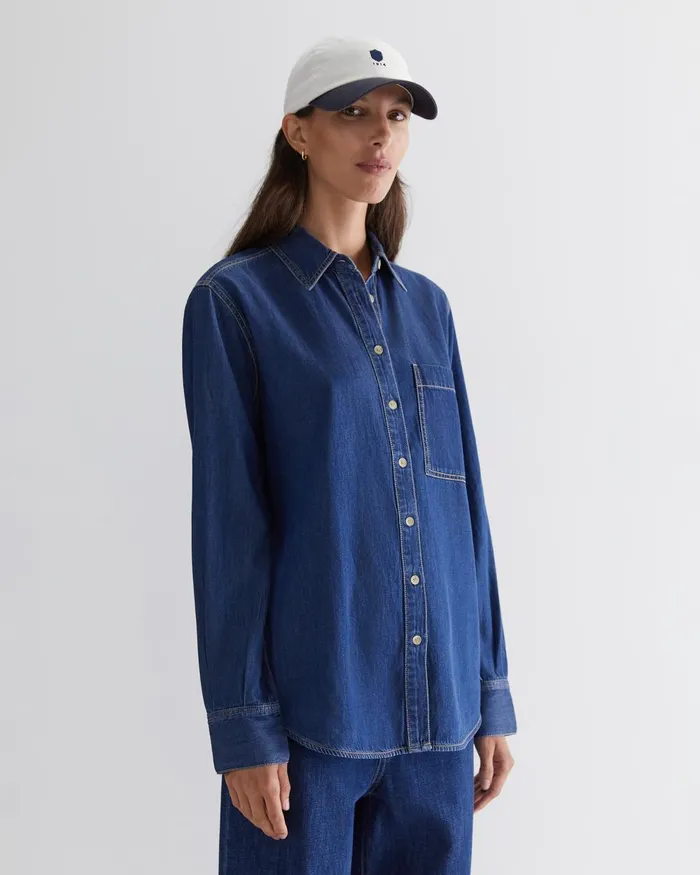 Women Sportscraft Sets Tuva Denim Shirt Denim