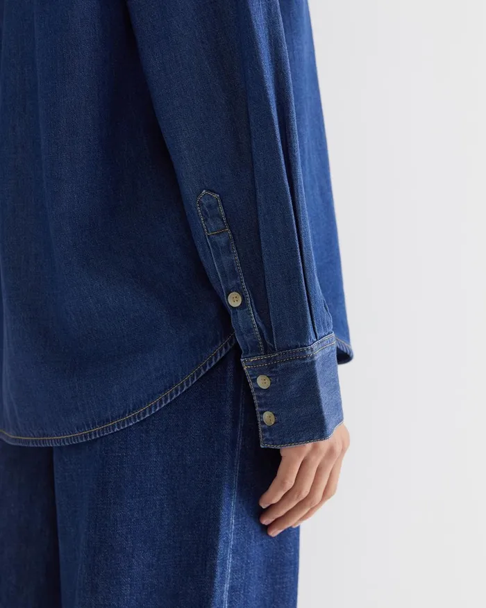 Women Sportscraft Sets Tuva Denim Shirt Denim